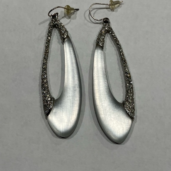 ALEXIS BITTAR Lucite & Crystal Lucite Statement Earrings - Picture 2 of 4